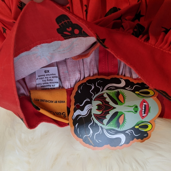 Ben Cooper Vintage Halloween Vixen Swing Skirt - Picture 5 of 5